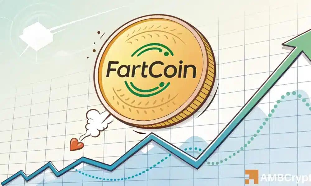 FARTCOIN 下跌 13%——解读可能扭转趋势的 3 个因素