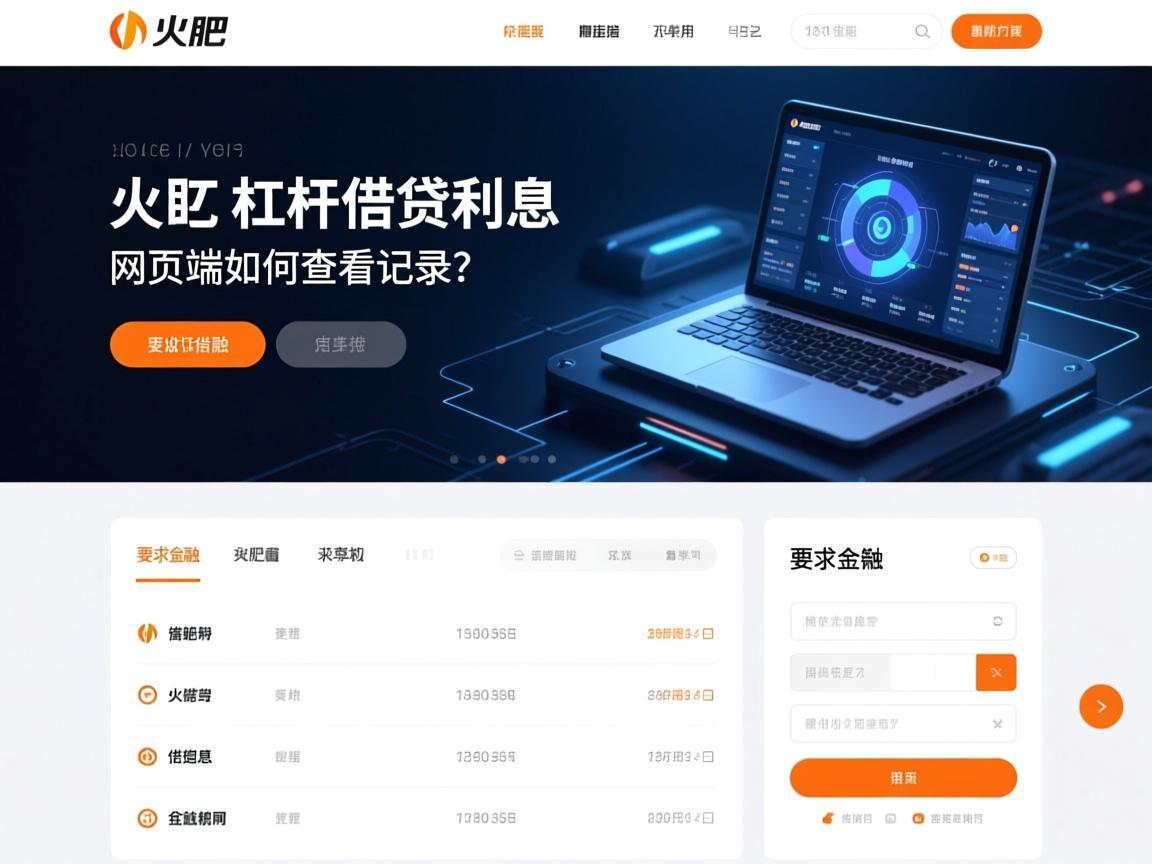 火币的杠杆借贷利息网页端如何查看记录