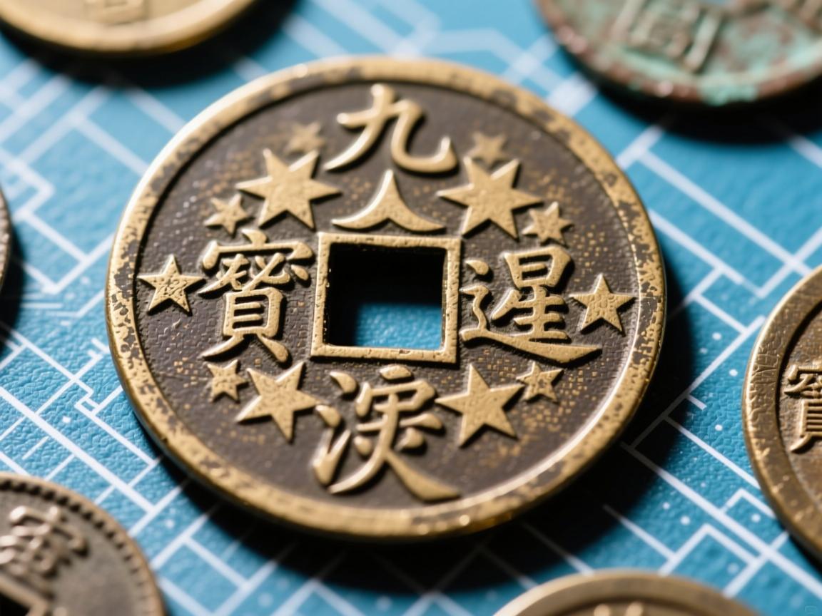 安徼九星十文开国纪念币，历史烽烟中的钱币星火
