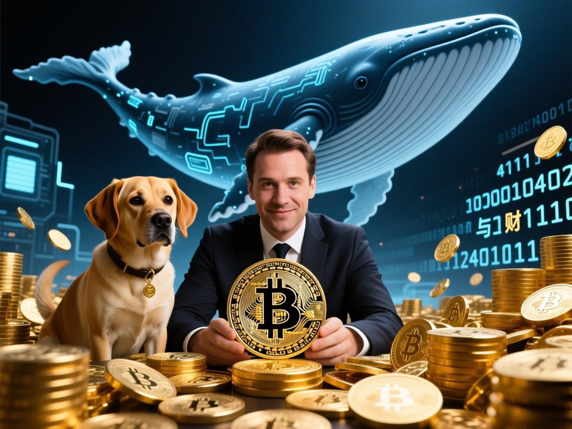 拥有2亿狗狗币的人是谁 加密世界的神秘鲸鱼与财富密码