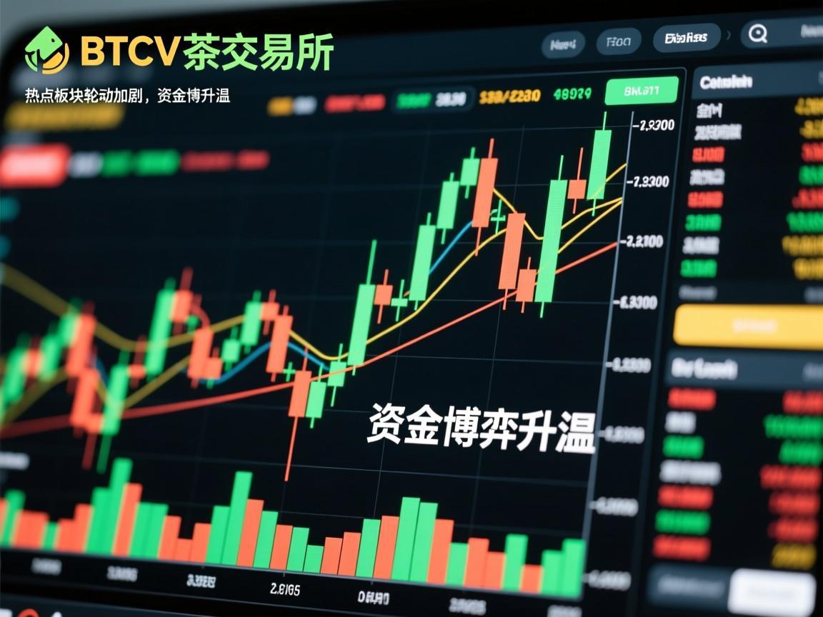 BTCV抹茶交易所行情，热点板块轮动加剧，资金博弈升温