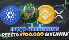 XRP、ADA、BNB 开始反弹，而 Pepeto 宣布交易所和 700,000 美元赠品