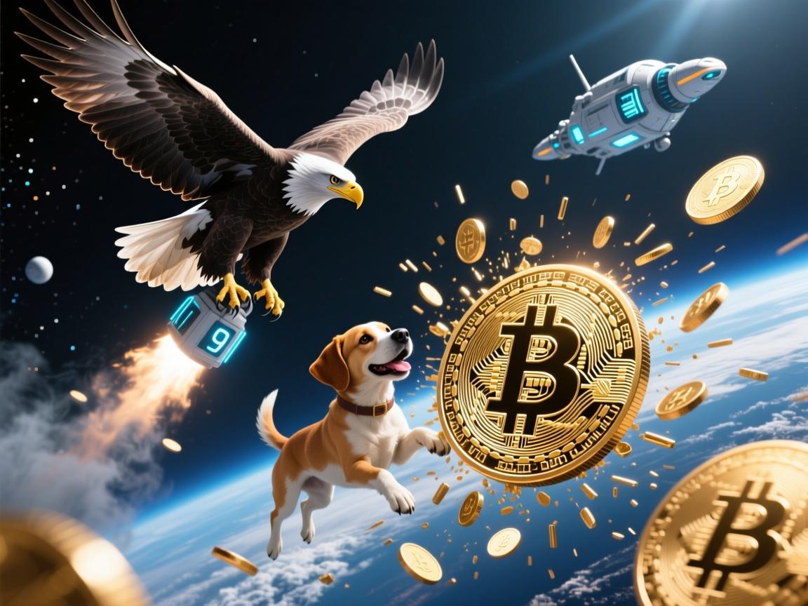 猎鹰9号升空，狗狗币上天了，一场太空与加密货币的浪漫碰撞