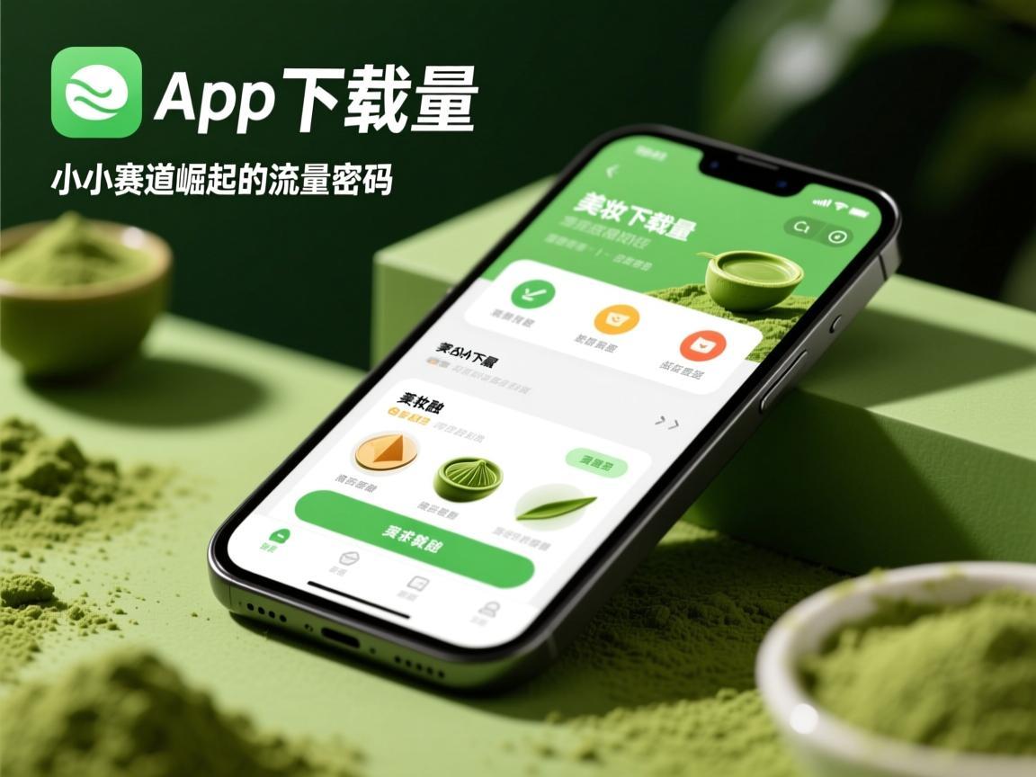 抹茶美妆App下载量，小众赛道崛起的流量密码