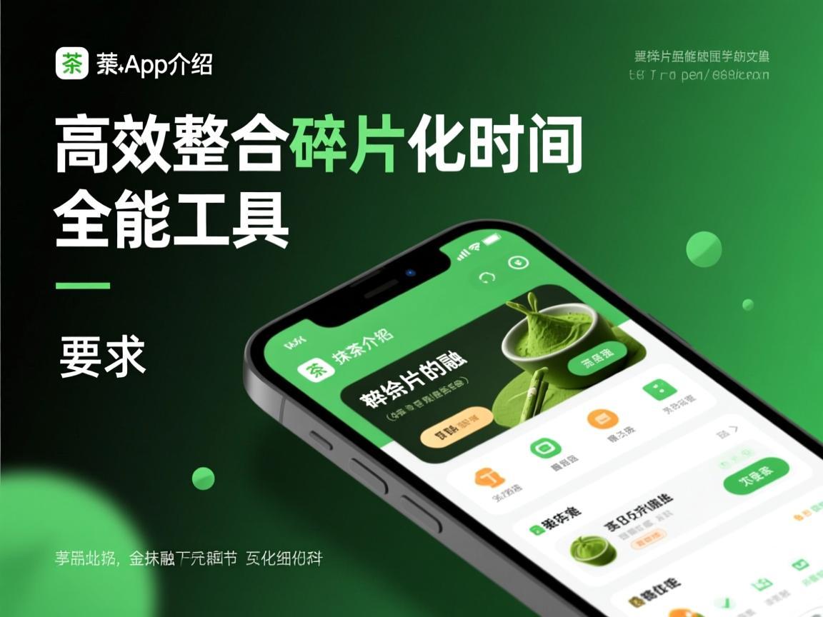 抹茶App介绍，高效整合碎片化时间的全能工具