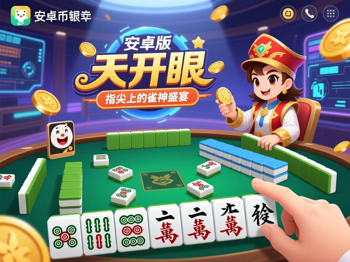 安卓版天开眼麻将，无限币畅玩，指尖上的雀神盛宴
