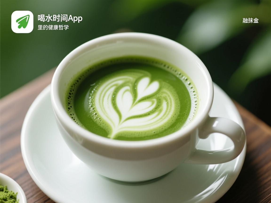 喝水时间App与抹茶，一杯绿意里的健康哲学