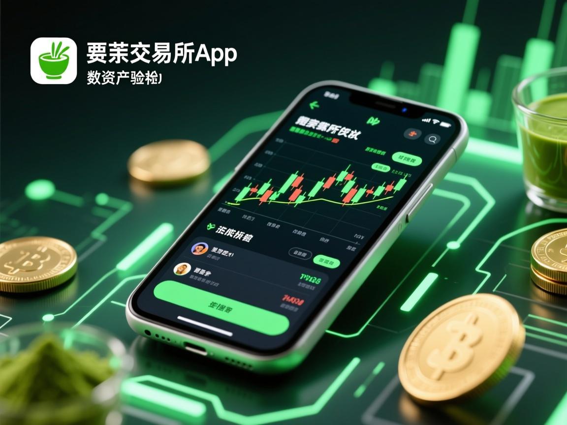 抹茶交易所App图片，视觉化呈现专业与便捷的数字资产交易体验