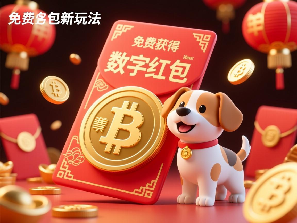免费获得狗狗币，隆年里的数字红包新玩法