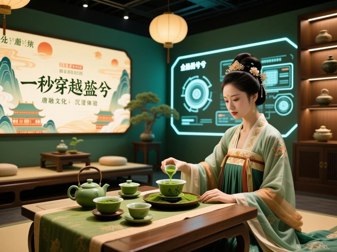 唐抹茶兮，一秒穿越盛唐的茶文化沉浸体验
