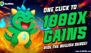 狗狗币下跌，柴犬币涨势放缓：BullZilla 以 310 亿枚代币的销量领跑下一个千倍涨幅网络迷因币的争夺战