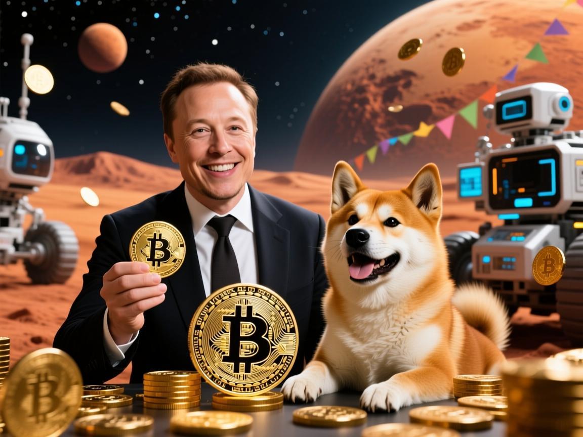 马斯克与狗狗币，一场火星上的加密狂欢