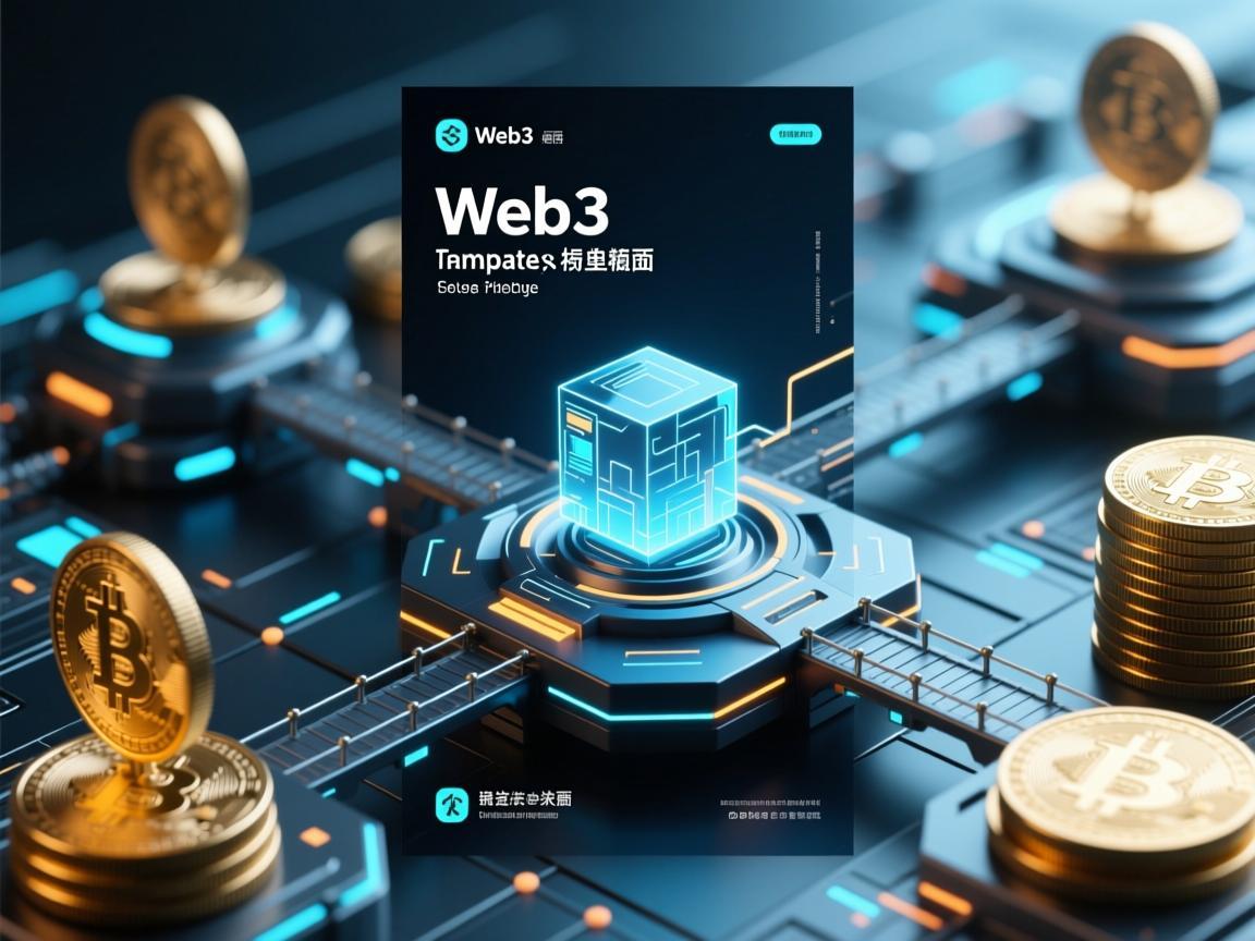 Web3海报模板，连接未来与创意的视觉桥梁