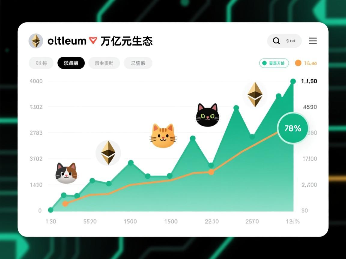 以太坊涨跌历史价格图，从以太猫到万亿美元生态的价值变迁