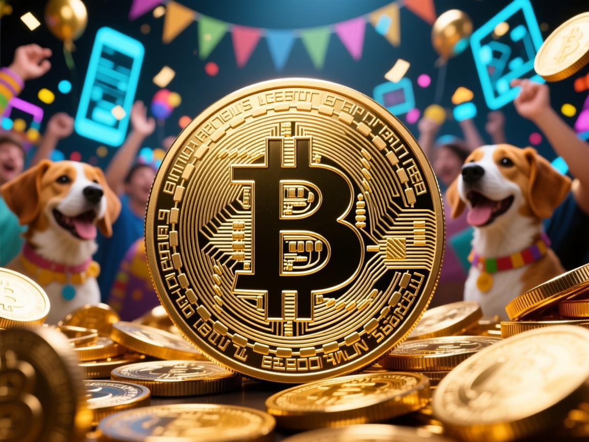 狗狗币狂欢背后的暴富神话与群体幻影