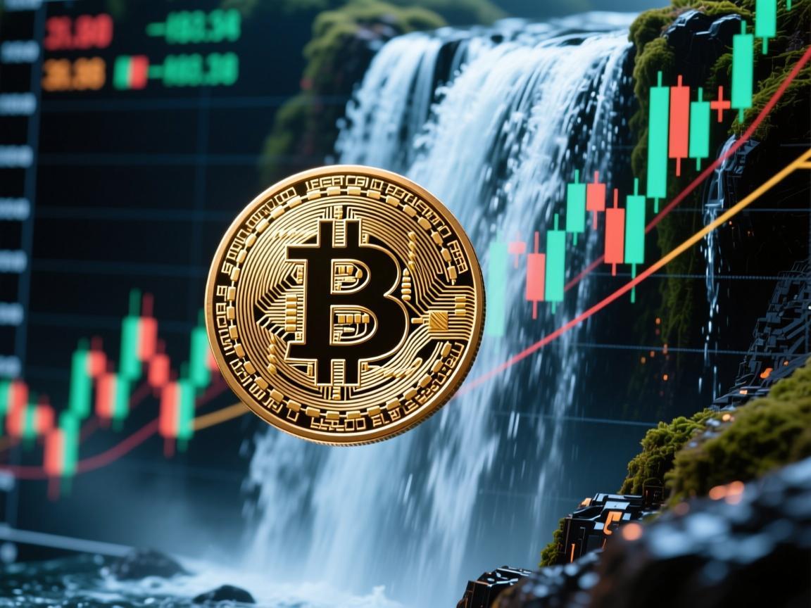比特币瀑布价格走势图最新，市场恐慌与理性博弈的缩影