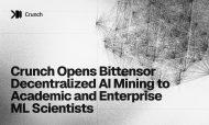 Crunch 向学术界和企业机器学习科学家开放了 Bittensor 去中心化 AI 挖矿。