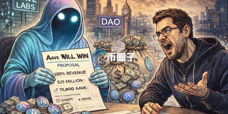 Aave提案将所有产品100%收入移交DAO！但同时请求5千万美元引发社群热议