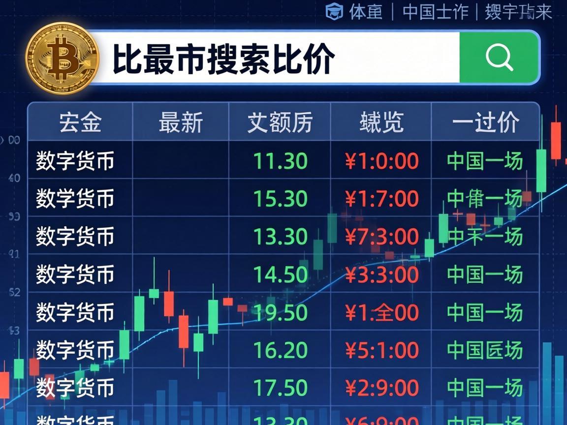 比特币最新搜索价格表，数字货币市场动态一览