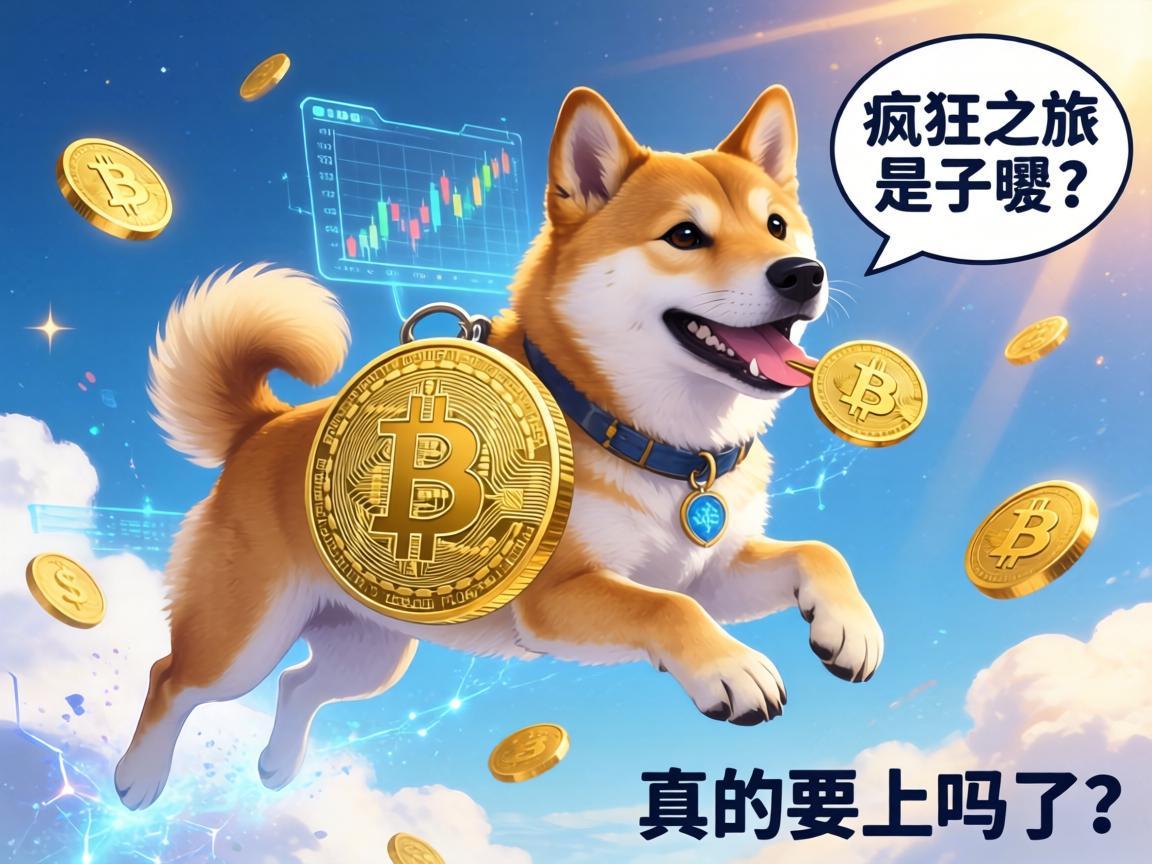 狗狗币的疯狂之旅，它真的要上天了吗