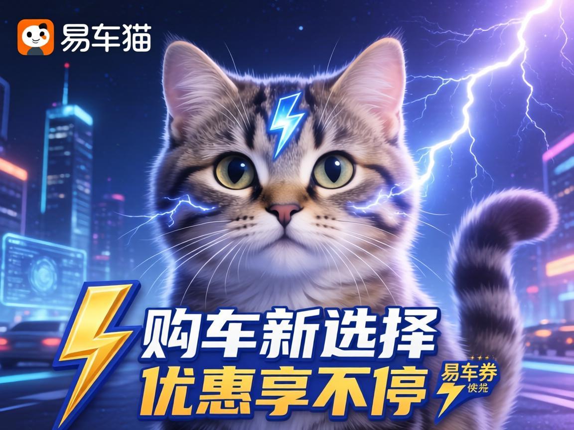欧拉闪电猫易车券，购车新选择，优惠享不停