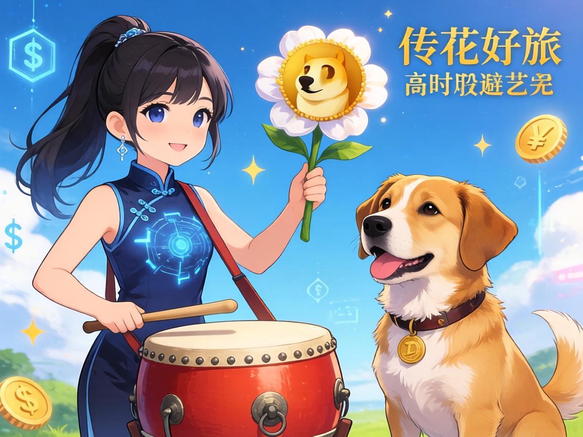 击鼓传花与狗狗币的奇幻之旅