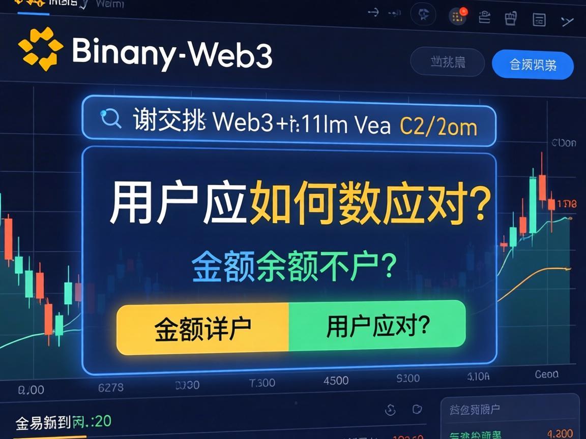 币安Web3交易显示余额不足，用户应如何应对