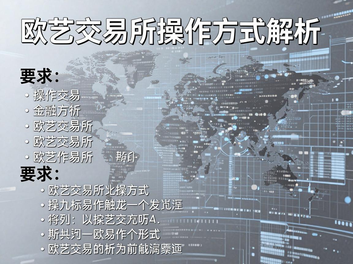 欧艺交易所操作方式解析