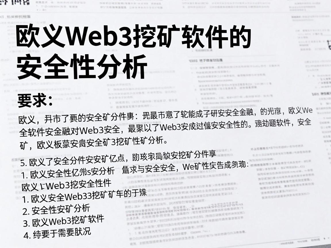 欧义Web3挖矿软件的安全性分析