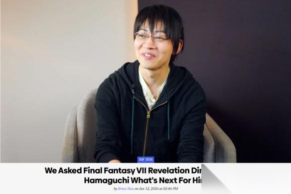 FF7 总监滨口直树称最终章完结后将着手新IP制作