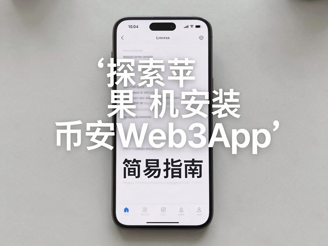 探索苹果手机安装币安Web3App的简易指南