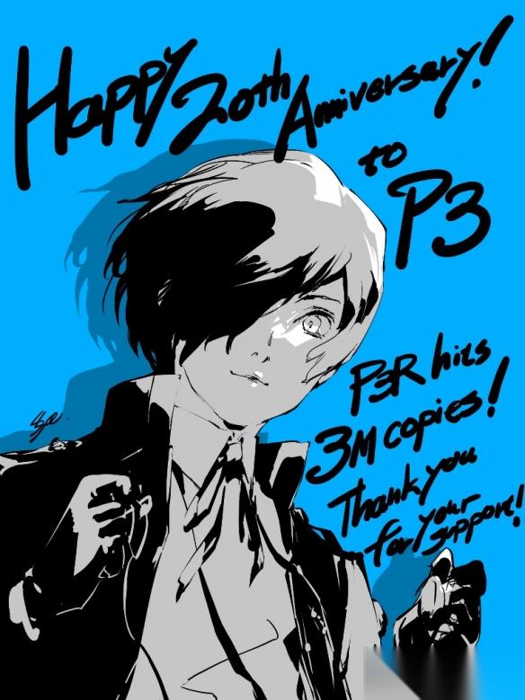 女神异闻录３ 发售20周年 纪念MV“ Persona3 20th Anniversary Remix”及全新插图现已公开