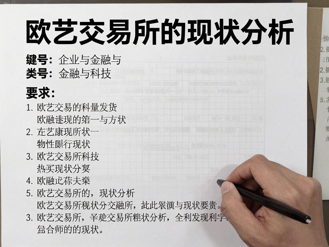 欧艺交易所的现状分析
